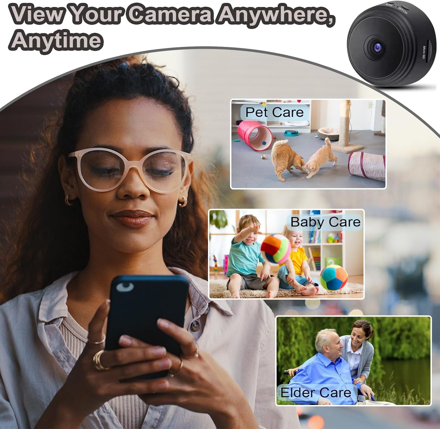 A9 1080P Magnetic Battery Powered HD Mini Wireless WiFi Camera for Home Security Surveillance