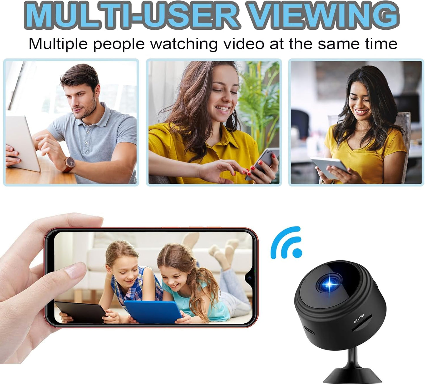 A9 1080P Magnetic Battery Powered HD Mini Wireless WiFi Camera for Home Security Surveillance