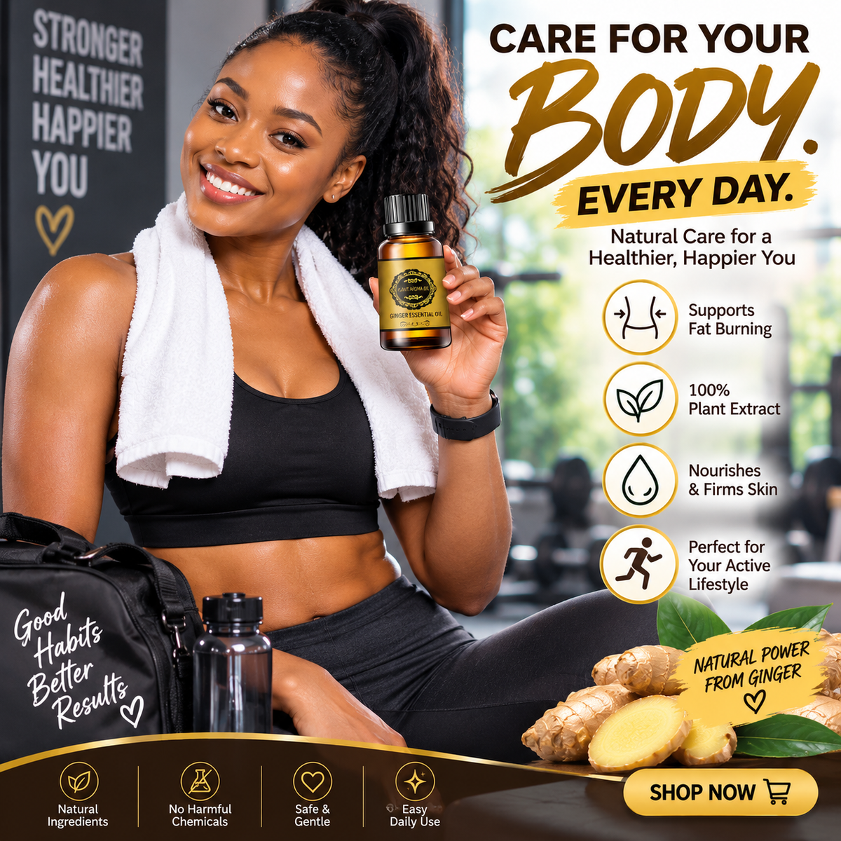 Slimming Ginger Oil (BUY 1 GET 1FREE)