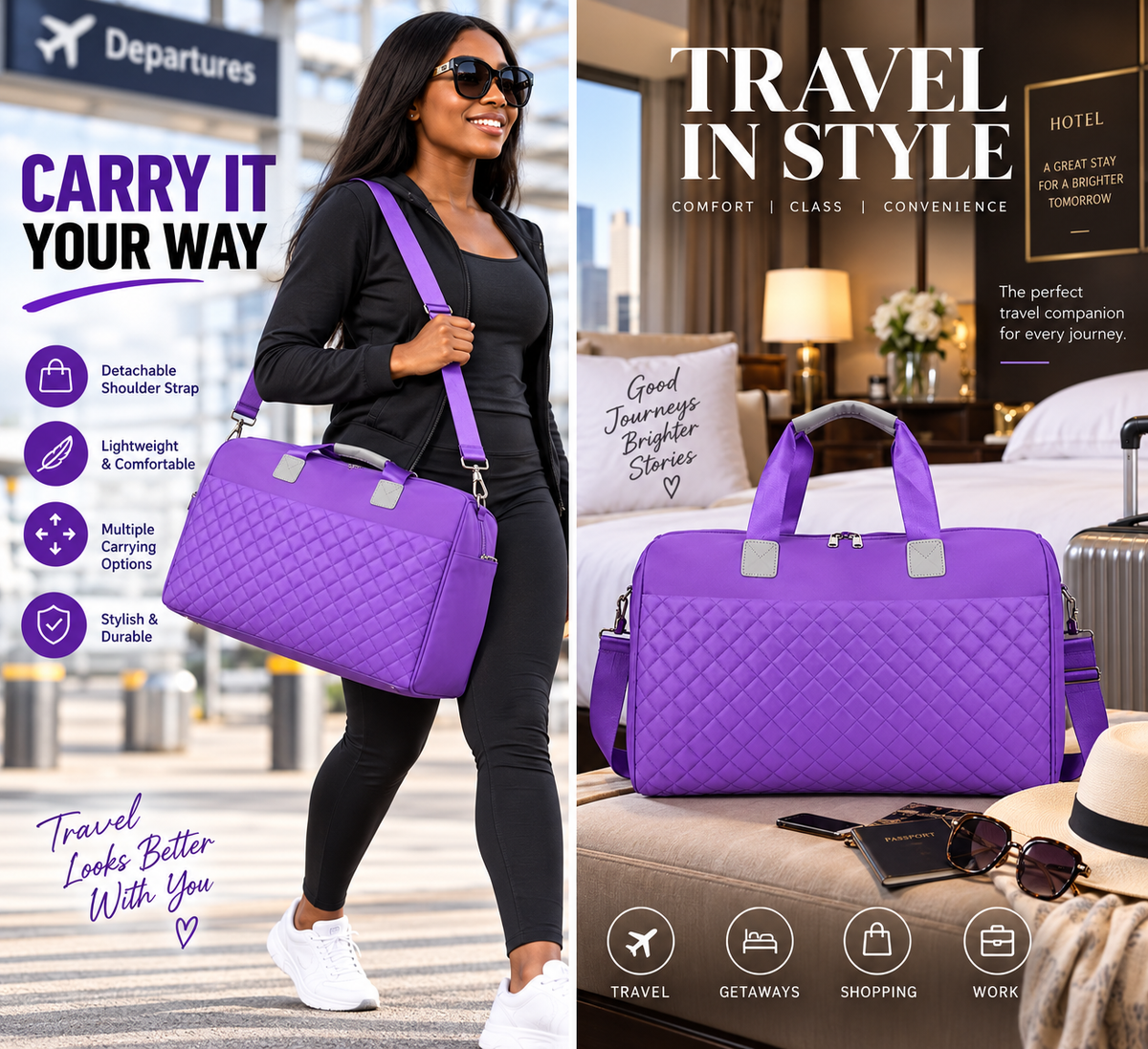 PREMIUM Travel Bag – Stylish, Spacious & Versatile