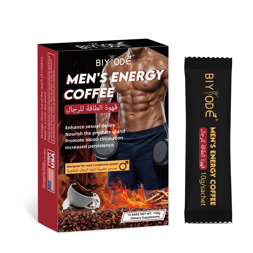BIYODE Men’s Energy Coffee - Energy Boost, Vitality & Stamina