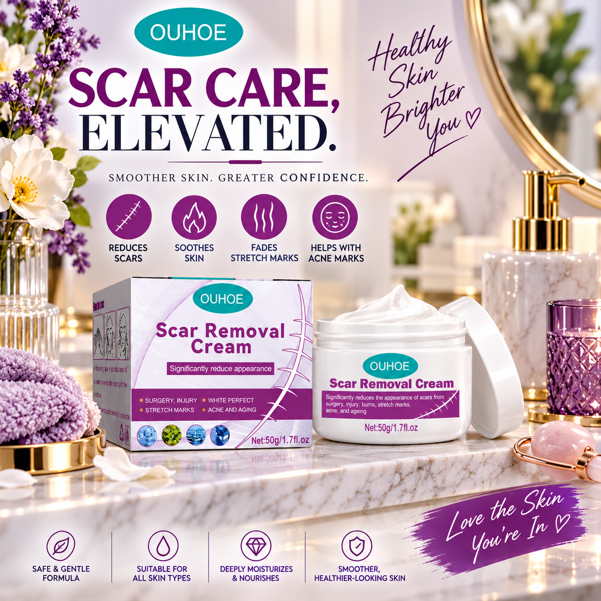 Scar & Stretch Marks Removal Cream