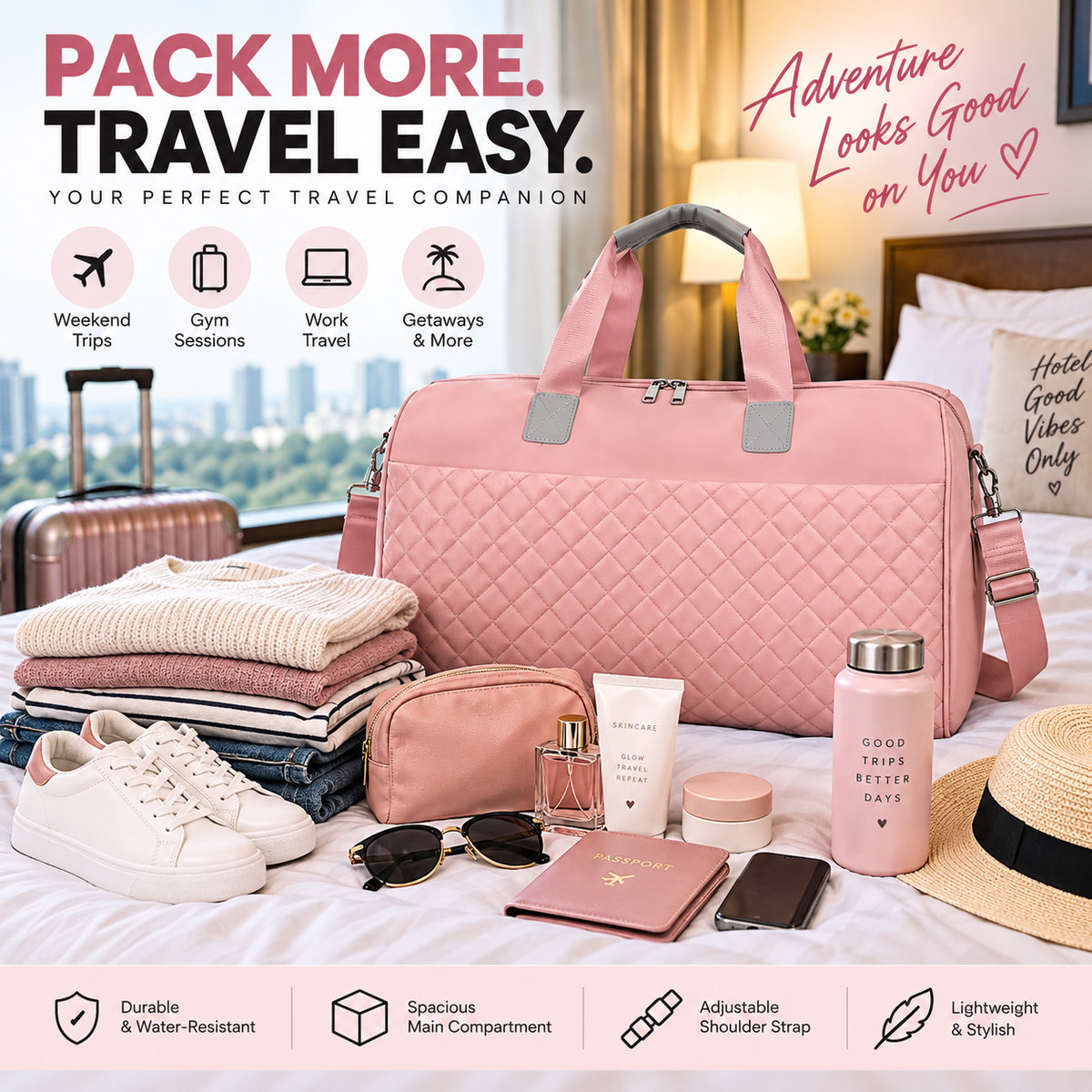 PREMIUM Travel Bag – Stylish, Spacious & Versatile