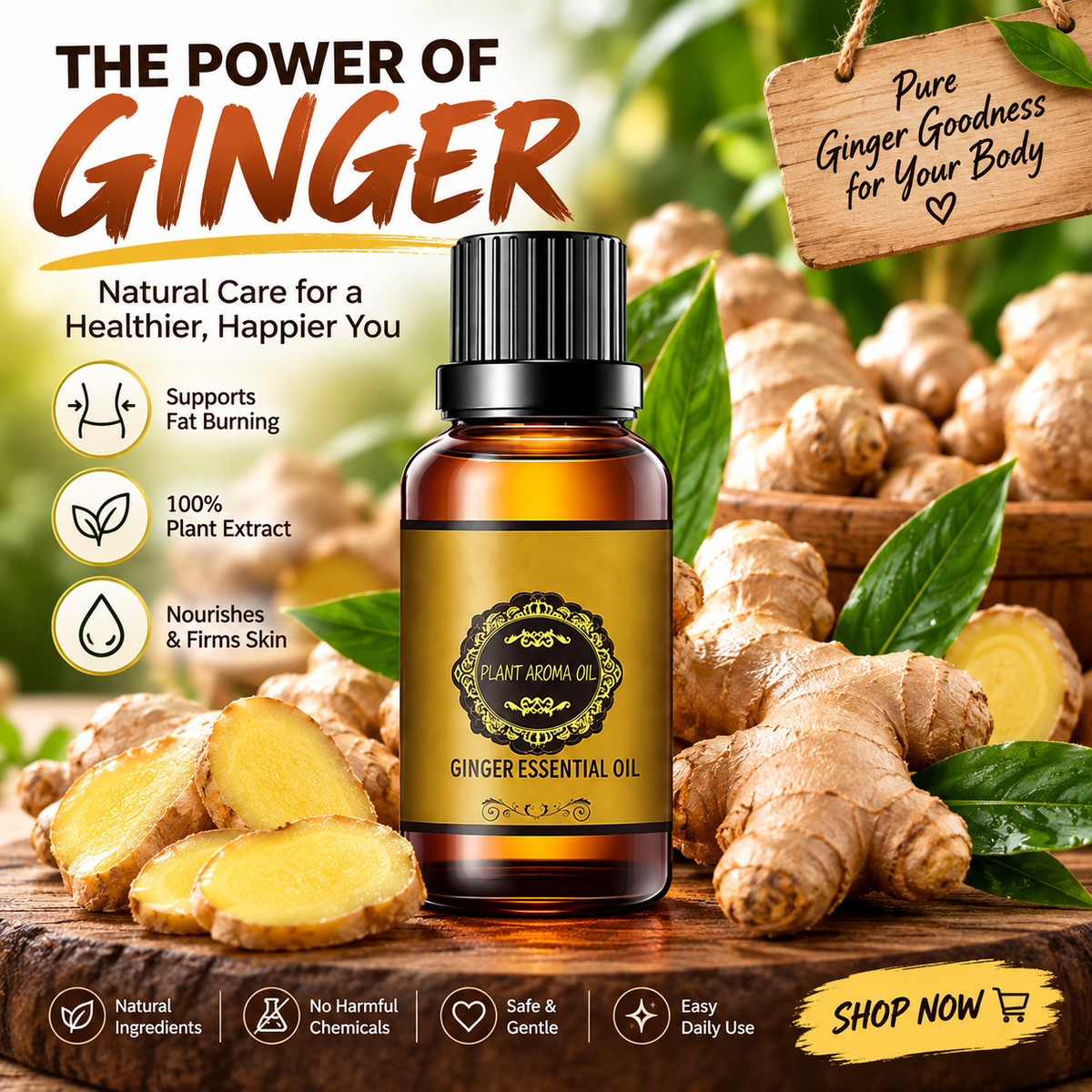 Slimming Ginger Oil (BUY 1 GET 1FREE)
