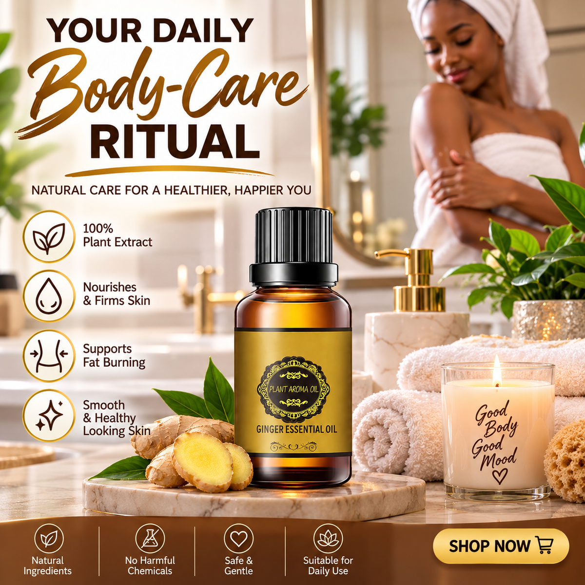 Slimming Ginger Oil (BUY 1 GET 1FREE)
