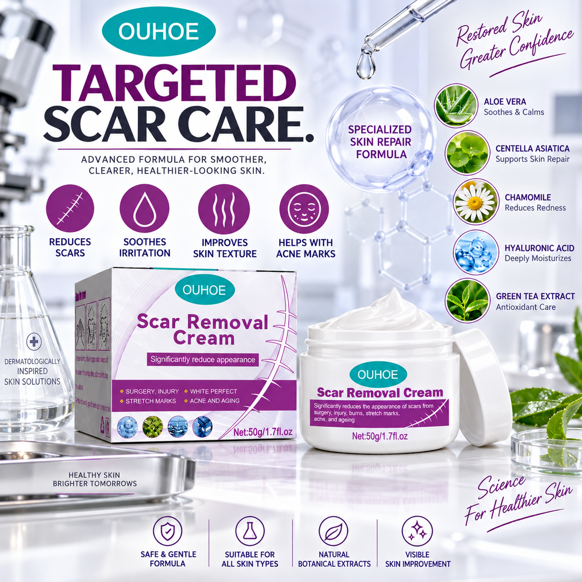 Scar & Stretch Marks Removal Cream