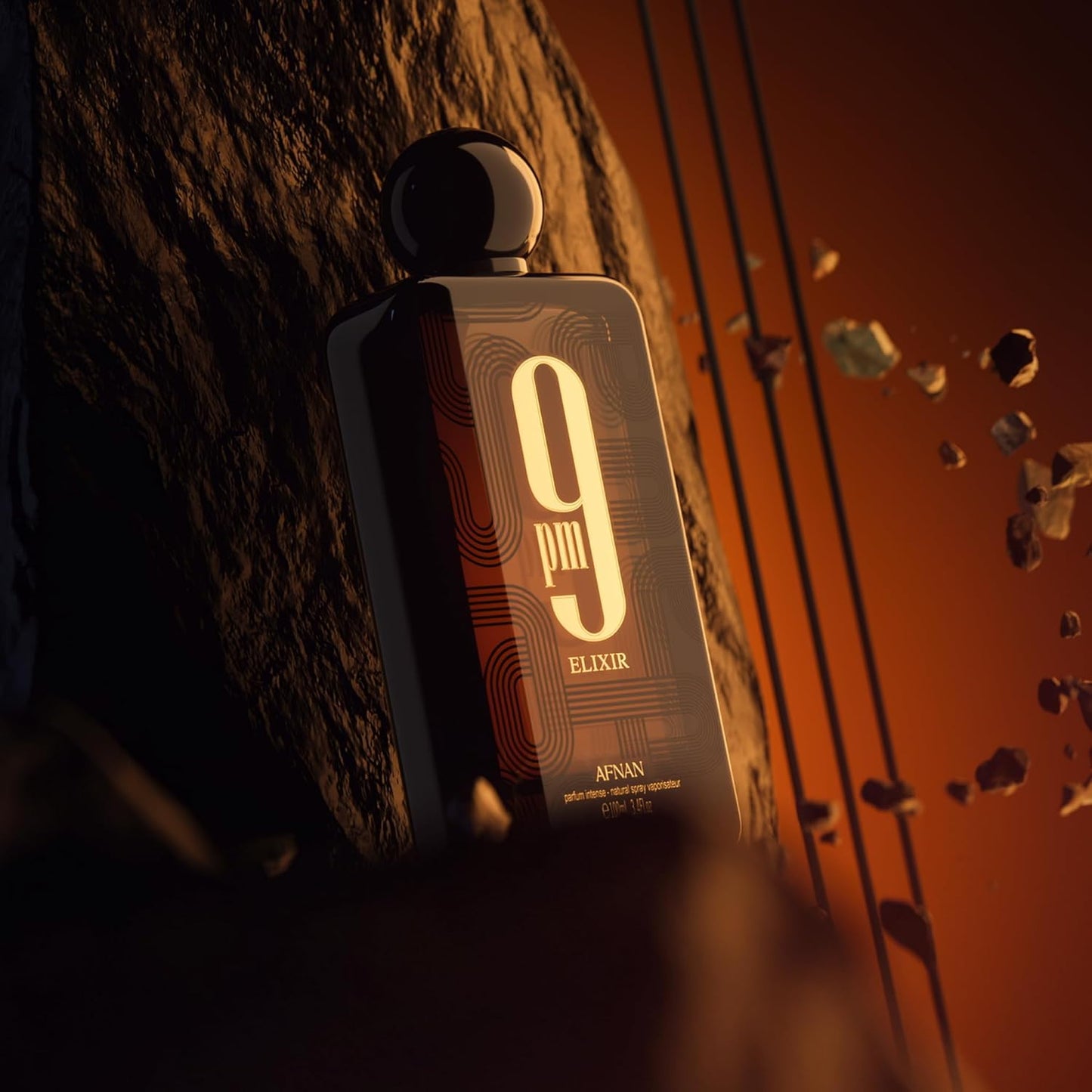 Afnan 9 PM Elixir Unisex Extrait de Parfum - 100 mls