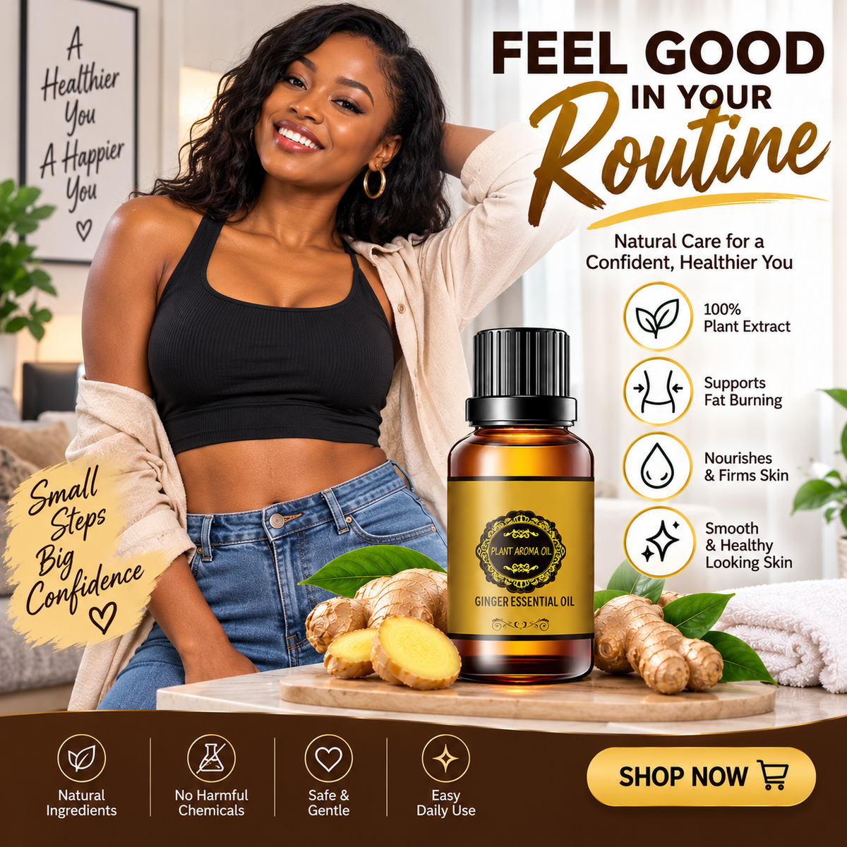 Slimming Ginger Oil (BUY 1 GET 1FREE)