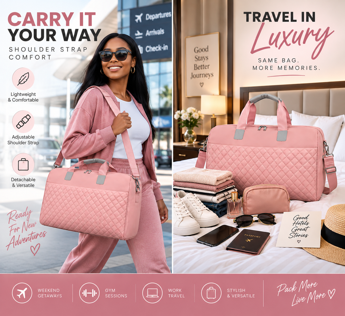 PREMIUM Travel Bag – Stylish, Spacious & Versatile