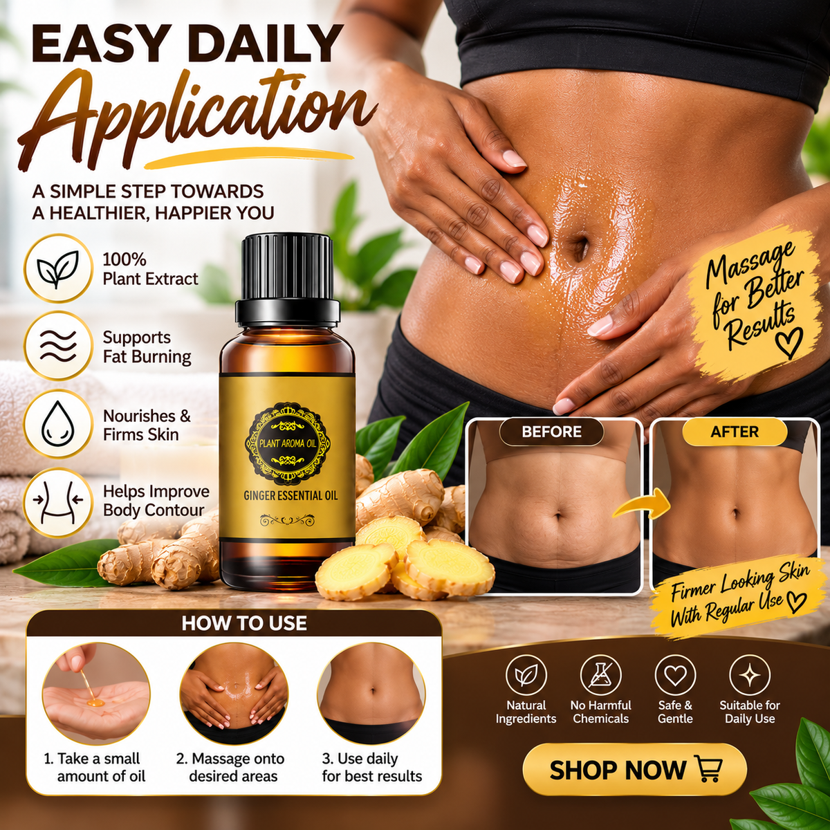 Slimming Ginger Oil (BUY 1 GET 1FREE)