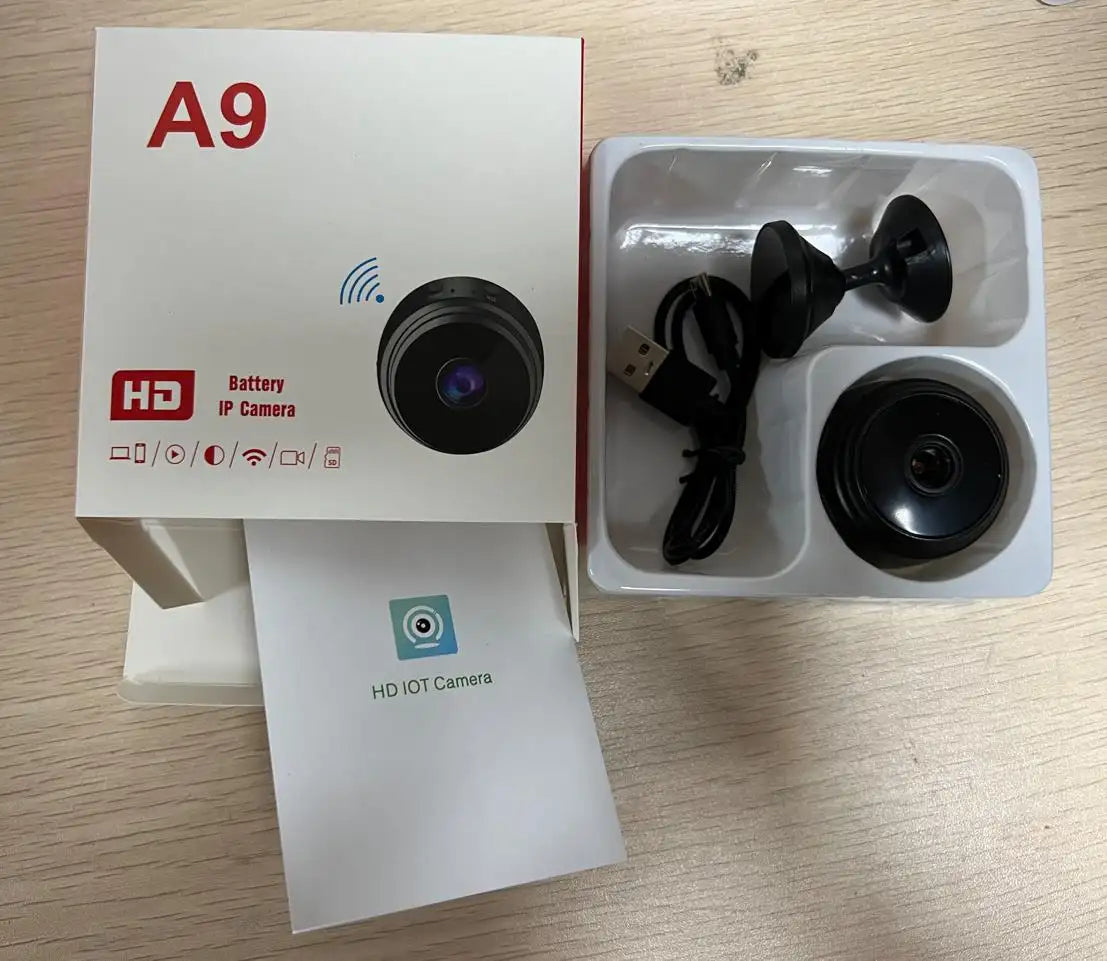 A9 1080P Magnetic Battery Powered  HD Mini Wireless WiFi Camera for Home Security Surveillance