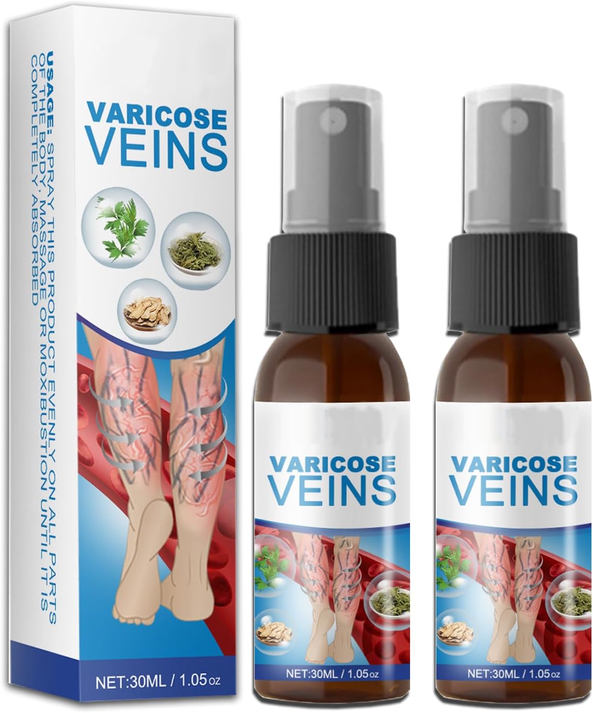 Varicose Veins Treatment Spray - ( BUY 1 GET 1 FREE )