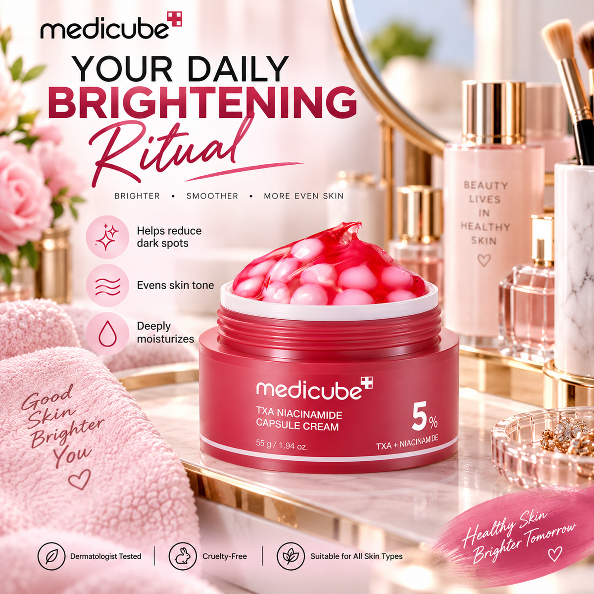 MEDICUBE TXA NIACINAMIDE CAPSULE CREAM 55g