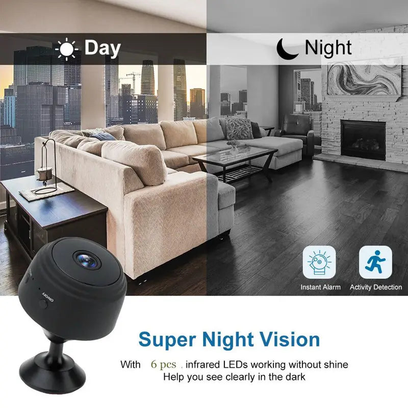 A9 1080P Magnetic Battery Powered  HD Mini Wireless WiFi Camera for Home Security Surveillance