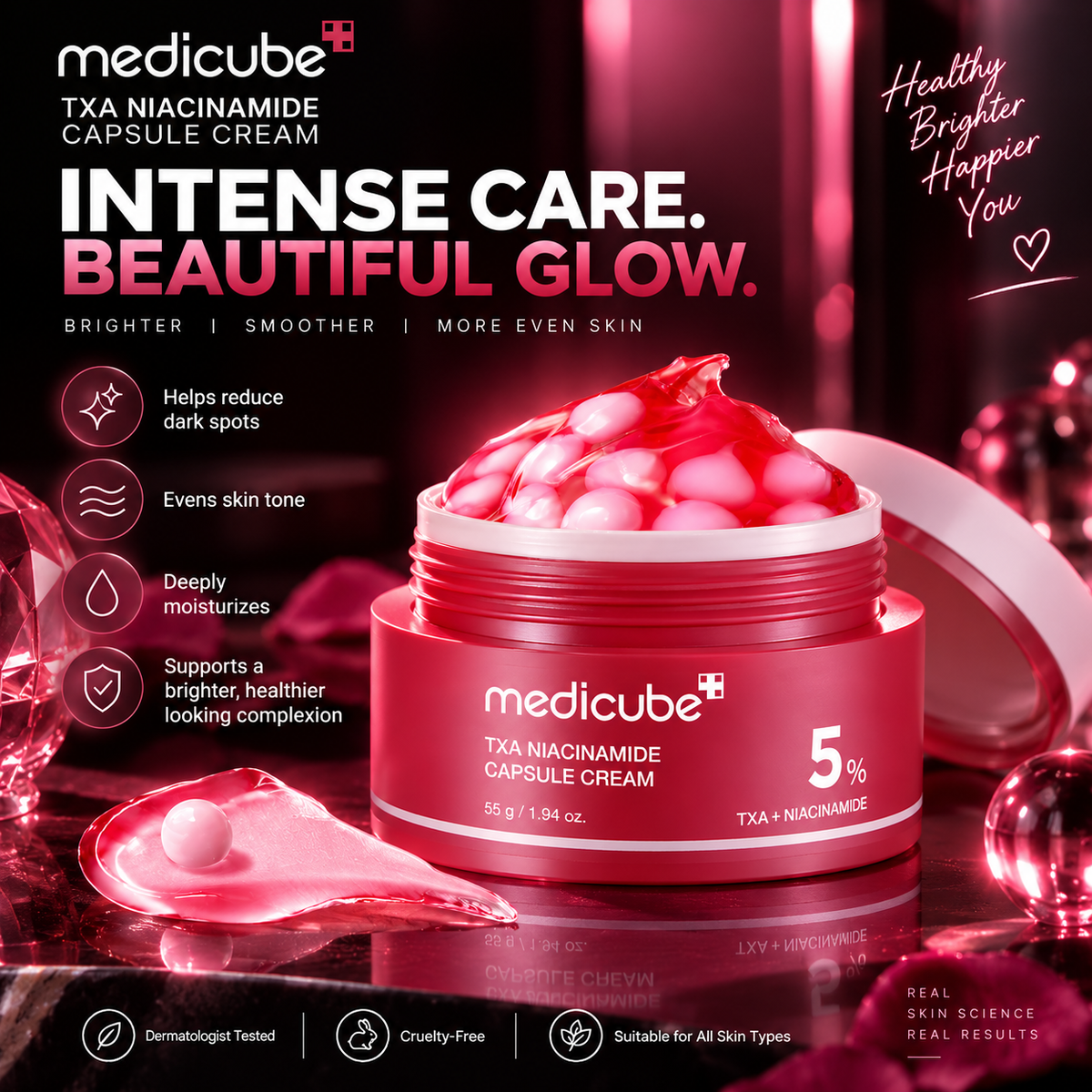 MEDICUBE TXA NIACINAMIDE CAPSULE CREAM 55g
