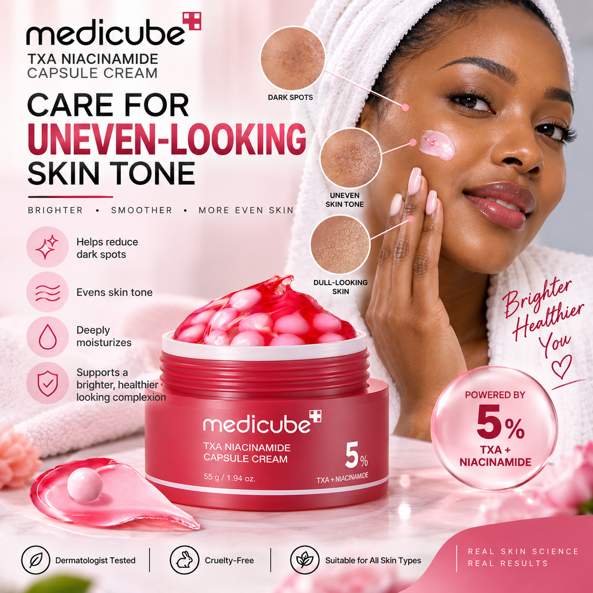 MEDICUBE TXA NIACINAMIDE CAPSULE CREAM 55g