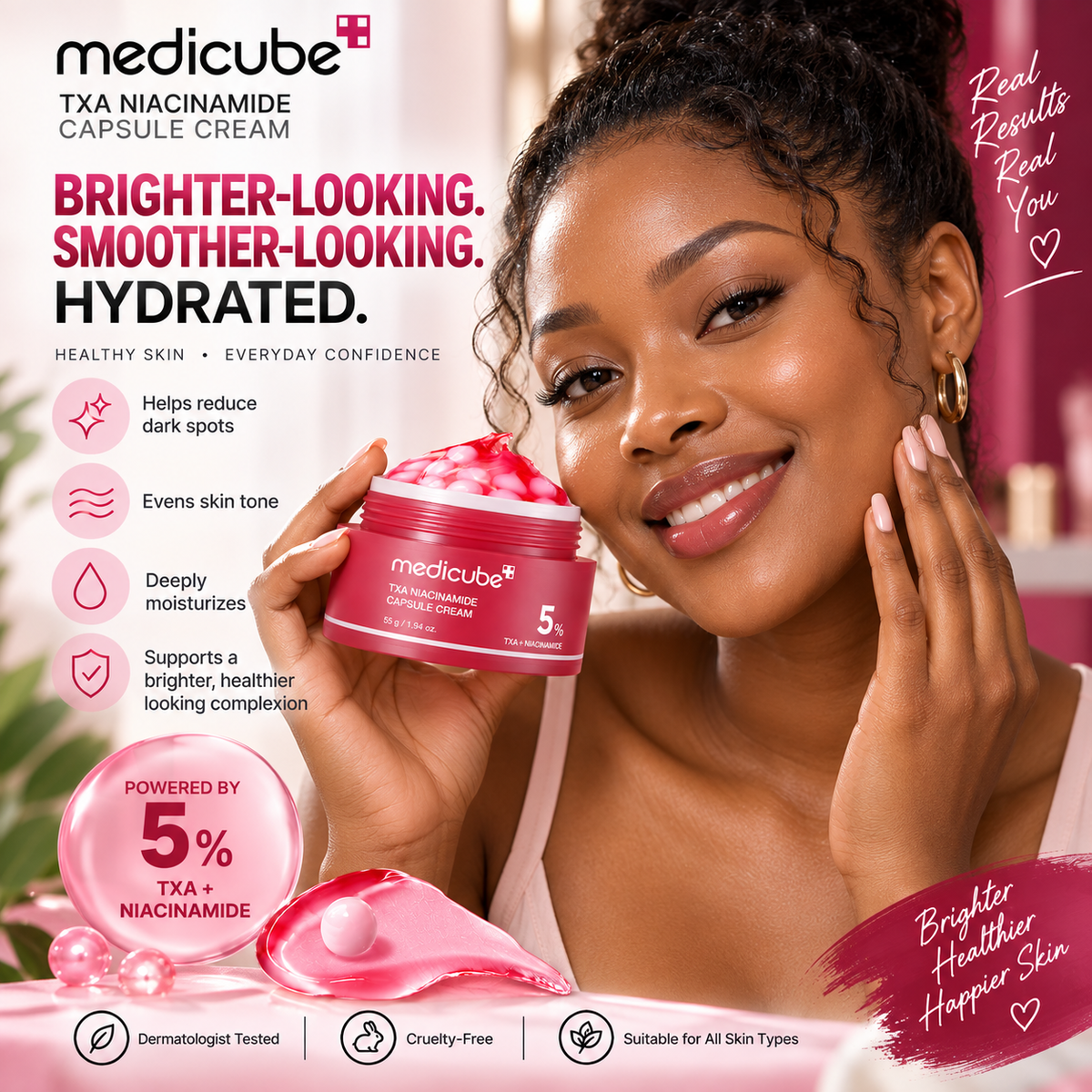 MEDICUBE TXA NIACINAMIDE CAPSULE CREAM 55g