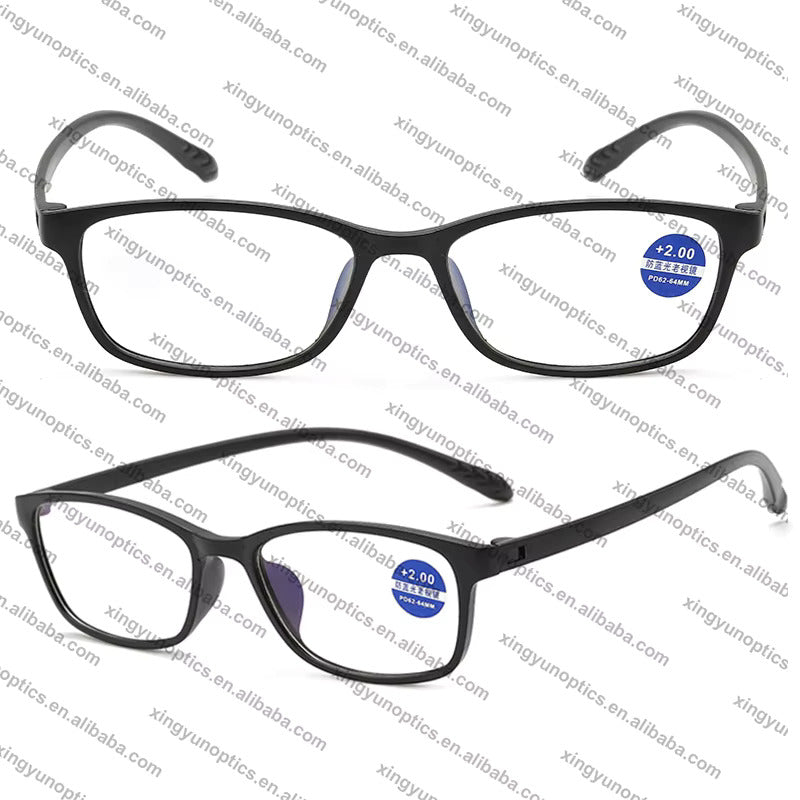 High Tech Anti Blue Light Reading Glasses | Advanced 99% Blue Light Blocking Computer Glasses - Anti Eyestrain & UV Glare Protection